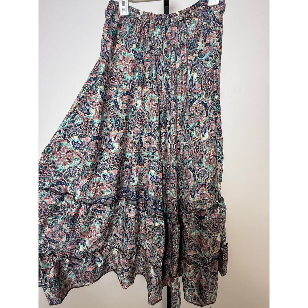 Boho Paisley Maxi Skirt - Picture 4 of 5